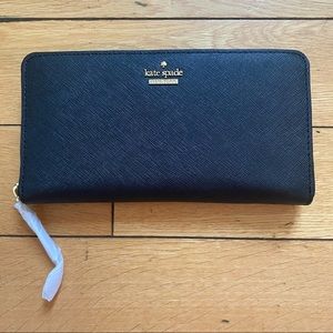 Kate Spade black Cameron street Lacey wallet